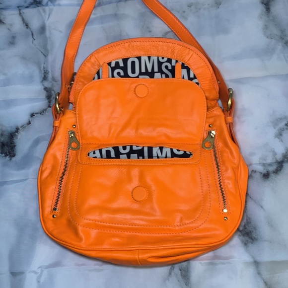 π Petal To The Metal βBirdβ Fluorescent Orange Bag Marc By Marc Jacobs - Picture 5 of 15